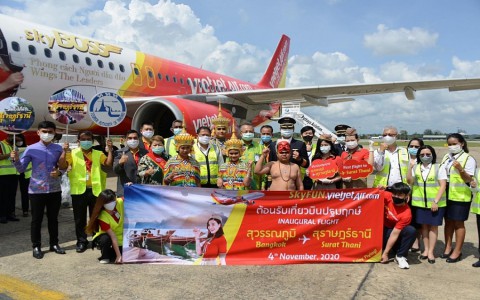Vietjet khai trương đường bay đến Surat Thani và công bố thêm đường bay mới tại Thái Lan