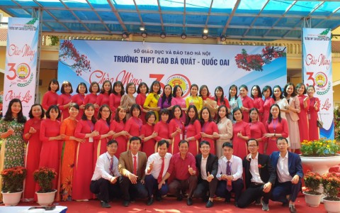 Trường THPT Cao Bá Quát - Quốc Oai: Kỷ niệm 30 năm thành lập và đón nhận trường đạt chuẩn Quốc gia