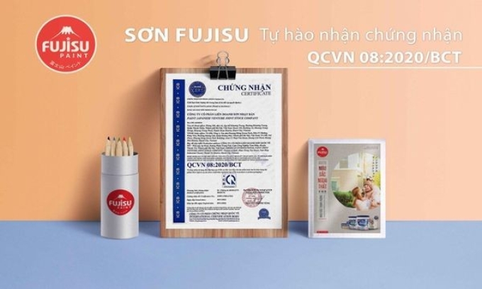 Sơn Fujisu - Doanh nghiệp đạt Chứng Nhận Hợp Quy Quốc Gia QCVN 08:2020/BCT về giới hạn hàm lượng chì trong sơn